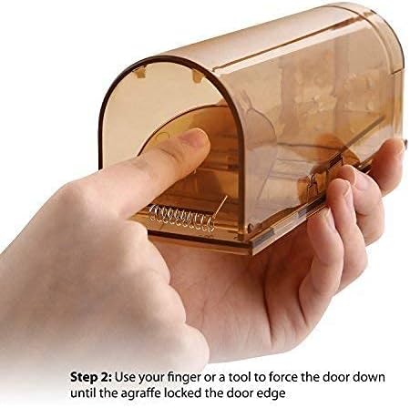 Elbe® Lebendfalle Mäuse, Mausefalle lebend, sicher für Kinder und Haustiere, Lebendfalle Siebenschläfer, für Indoor/Outdoor, wiederverwendbar, wetterfest, bissfest, Easy-Set, 3 STK. LBF-5032 Elbe-Welt.de