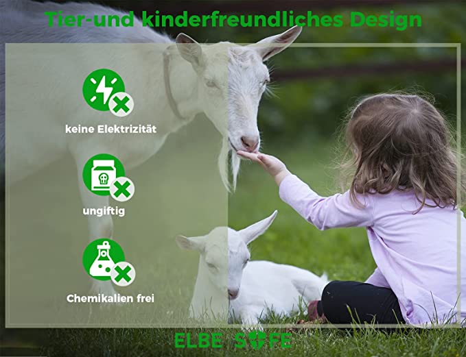 Lebendfalle von ELBE SAFE, Marderfalle, Katzefalle, Hundefalle, 80 x 29 x 32 cm, wetterfest, leicht zu reinigen, sicher für Kinder und Haustiere MAF03-v2 Elbe-Welt.de