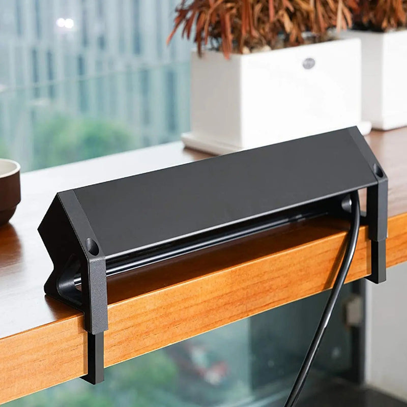 Elbe Inno Tischsteckdose EL4103URH 3 Fach, mit 2 USB, 2 RJ45, HDMI, klemmbare Mehrfachsteckdose mit Kindersicherheitsschutz aus Aluminium und flammhemmender Kunststoff, 1,5m Anschlusskabel, für Büro, Küche Elbe-Welt.de