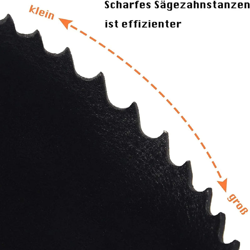ELBE® Lochsäge 100 mm, vorgesehen für alle Elektrobohrmaschinen mit einem 1/2-Zoll-Gewinde, für Holz, Gipskarton, Sperrholz, Plexiglas, Eisen, Edelstahl - ELS100B Elbe-Welt.de