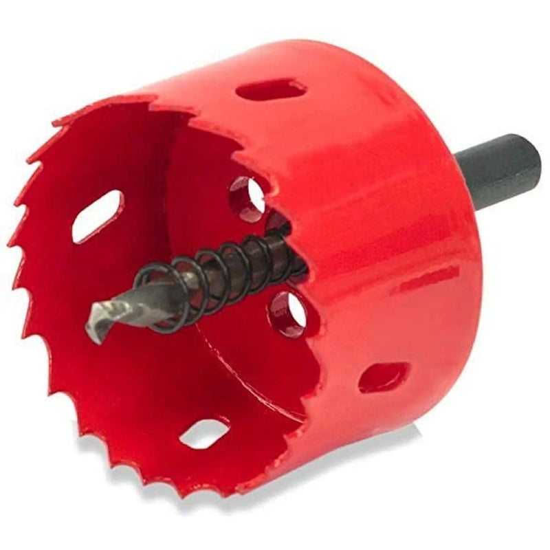 ELBE® Lochsäge 60 mm Loch für alle 1/2-Elektrobohrmaschinen, Lochsäge, Lochöffner für Holz, Gipskarton, Sperrholz, Plexiglas, Eisen, Edelstahl - ELS60 Elbe-Welt.de