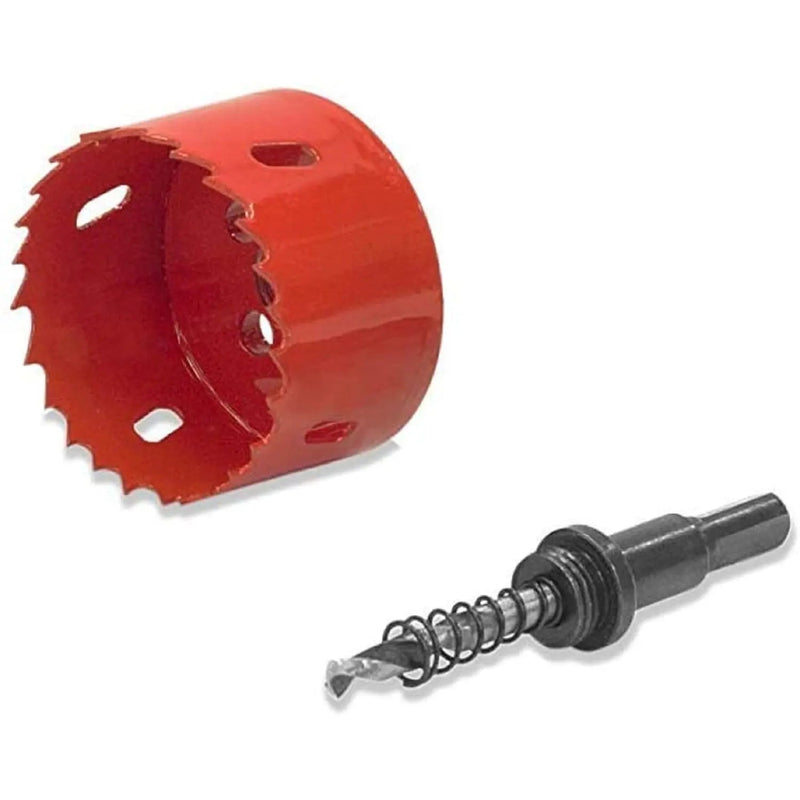 ELBE® Lochsäge 60 mm Loch für alle 1/2-Elektrobohrmaschinen, Lochsäge, Lochöffner für Holz, Gipskarton, Sperrholz, Plexiglas, Eisen, Edelstahl - ELS60 Elbe-Welt.de