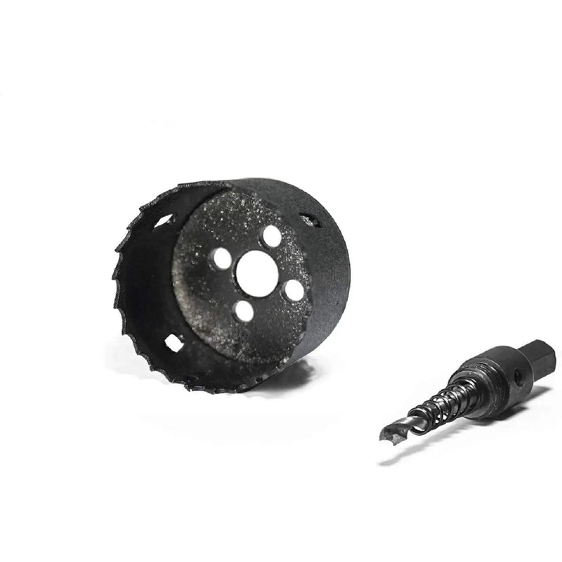 Elbe ELS080 80mm schwarz professionelle Lochfräse, M2, HSS Schnellarbeitsstahl Elbe-Welt.de