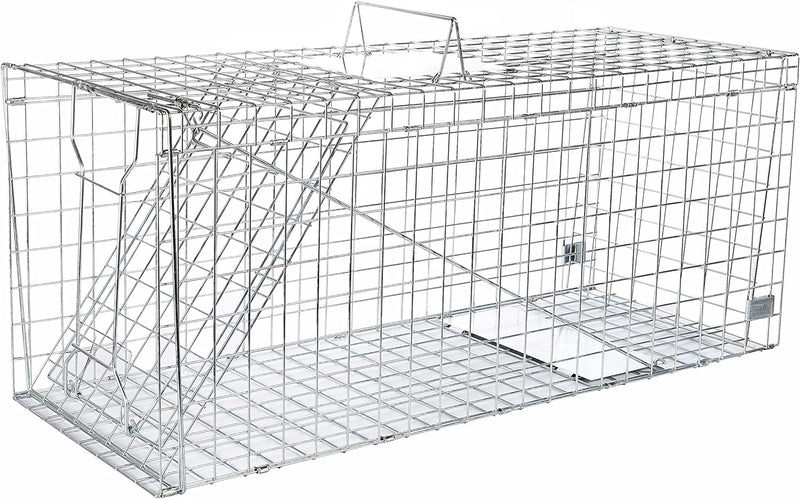 Elbe Safe Lebendfalle, Marderfalle, Katzefalle, Hundefalle, 109 x 44 x 46 cm, wetterfest, leicht zu reinigen, sicher für Kinder und Haustiere- MAF05-v3 Elbe-Welt.de
