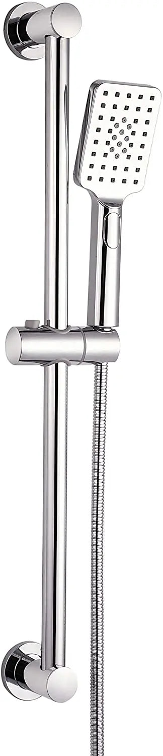 ELBE® Brausestange aus Edelstahl, 65 cm, 3 Strahlarten, verchromt - RNS-B19