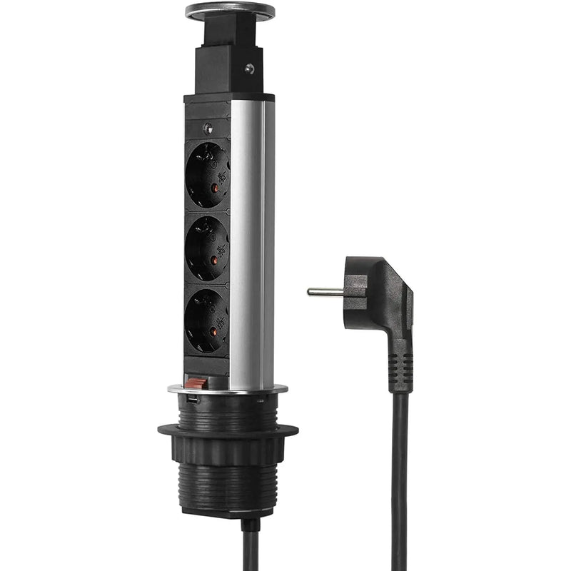 Elbe Inno versenkbare Tischsteckdosenleiste - EL1053S