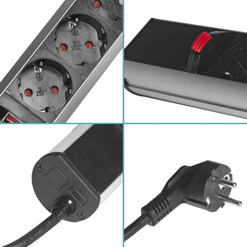 Elbe Inno versenkbare Tischsteckdosenleiste - EL1053S