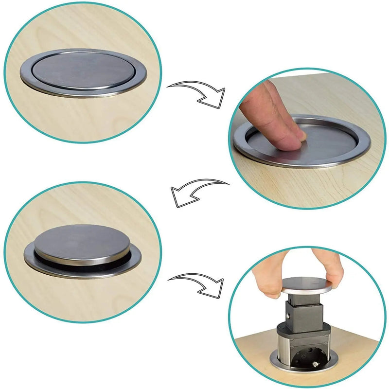 Elbe Inno versenkbare Tischsteckdosenleiste - EL1053S