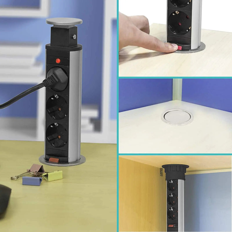 Elbe Inno versenkbare Tischsteckdosenleiste - EL1053S