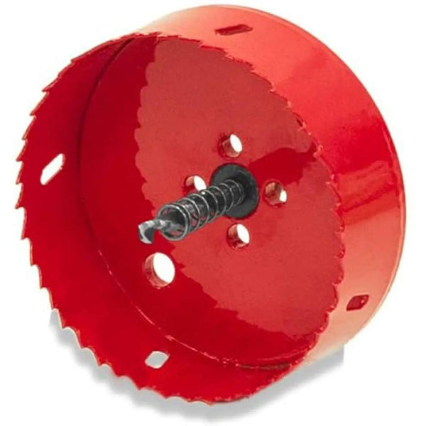 ELBE® Lochsäge 105 mm Loch für alle 1/2-Elektrobohrmaschinen, Lochsäge, Lochöffner für Holz, Gipskarton, Sperrholz, Plexiglas, Eisen, Edelstahl - ELS105